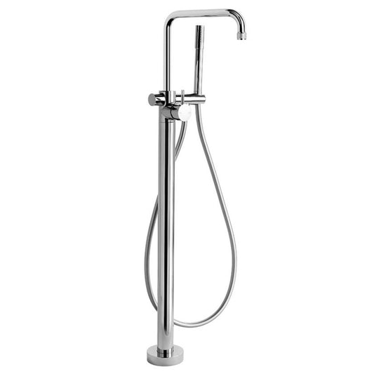 Brodware Yokato Bath Mixer With Knurled Lever Durobrite Chrome 2