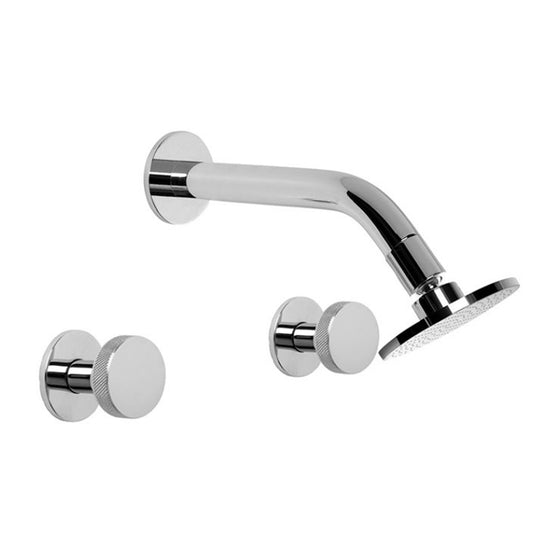Brodware Yokato Shower Set With Disc Handle Durobrite Chrome