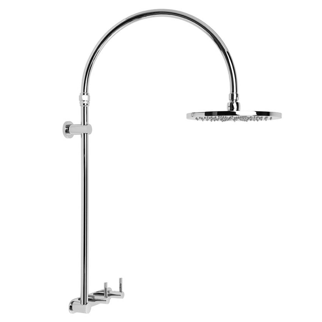 Brodware Yokato Shower Set With Knurled Lever Durobrite Chrome Cook