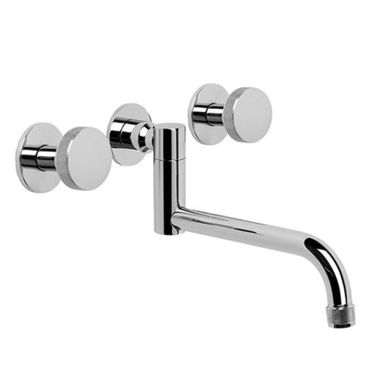 Brodware Yokato Wall Set With Disc Handle Durobrite Chrome 5