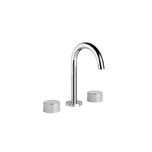 Brodware Halo Basin Set Metal Handle Durobrite Chrome