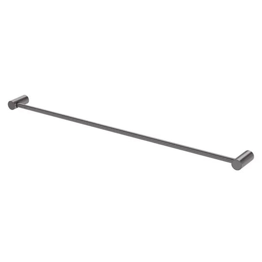 Phoenix Vivid Slimline Single Towel Rail 800Mm Brushed Carbon