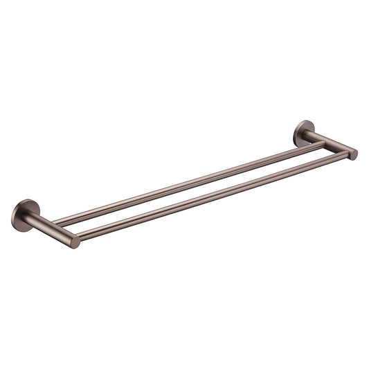 Bella Vista Mica Double Towel Rail 800mm Dusk Bronze