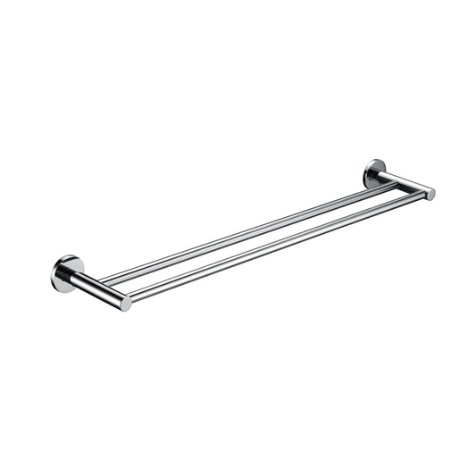 Bella Vista Mica Double Towel Rail 800mm Chrome