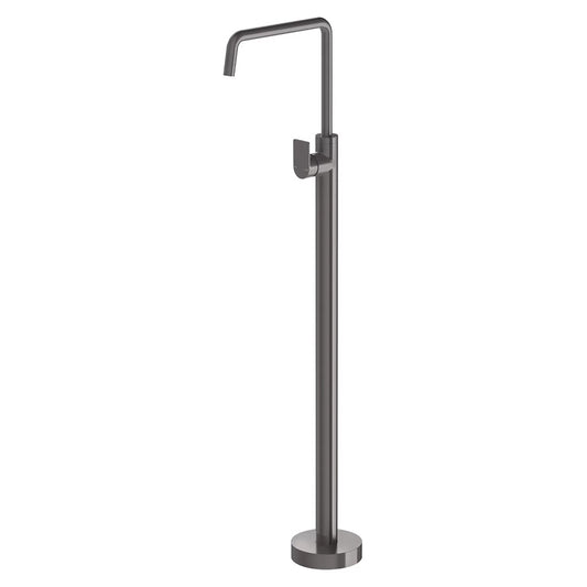 Phoenix Mekko Floor Mounted Bath Mixer Brushed Carbon