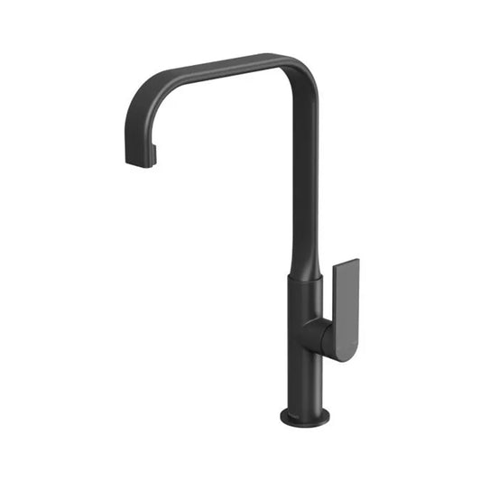 Phoenix Teel Sink Mixer 200Mm Squareline Matte Black