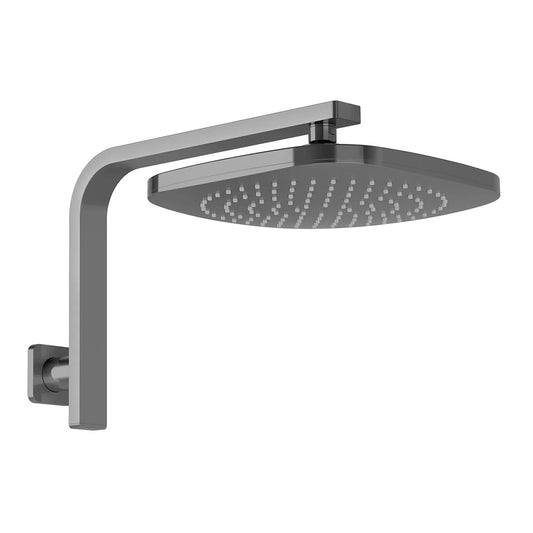 Phoenix Nuage High Rise Shower Arm And Rose Brushed Carbon