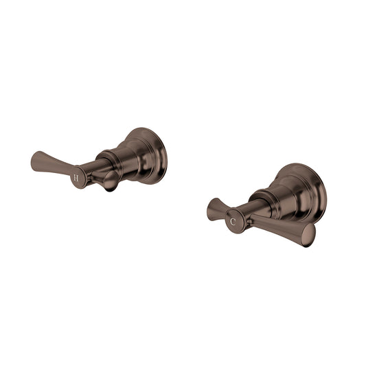 Phoenix Cromford Wall Top Assemblies Brushed Bronze
