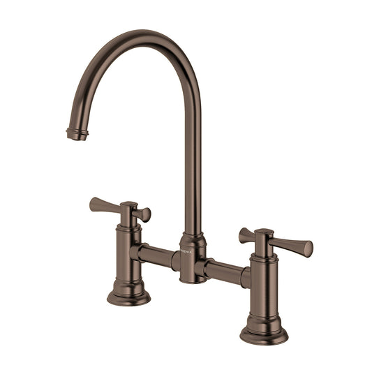 Phoenix Cromford Exposed Sink Set 180mm Brushed Bronze