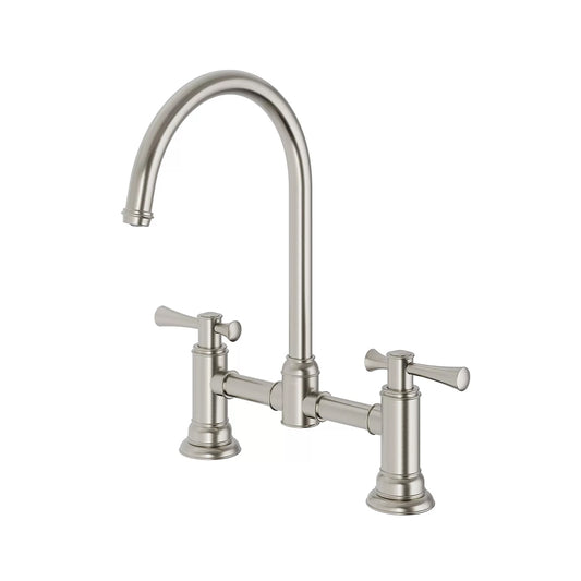 Phoenix Cromford Exposed Sink Set Brushed Nickel