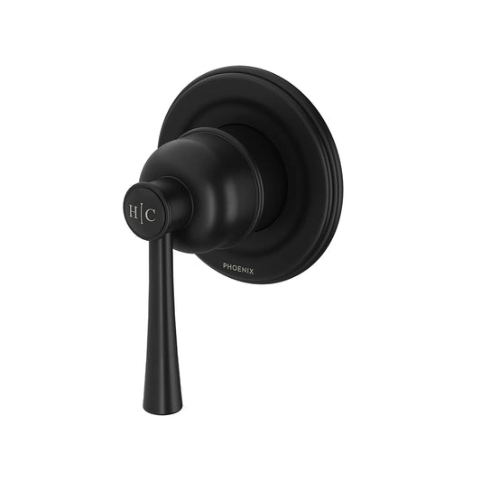 Phoenix Cromford Switchmix Shower Wall Mixer Matte Black