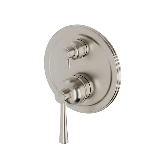 Phoenix Cromford Switchmix Shower Bath Diverter Mixer Fit Off Kit Brushed Nickel