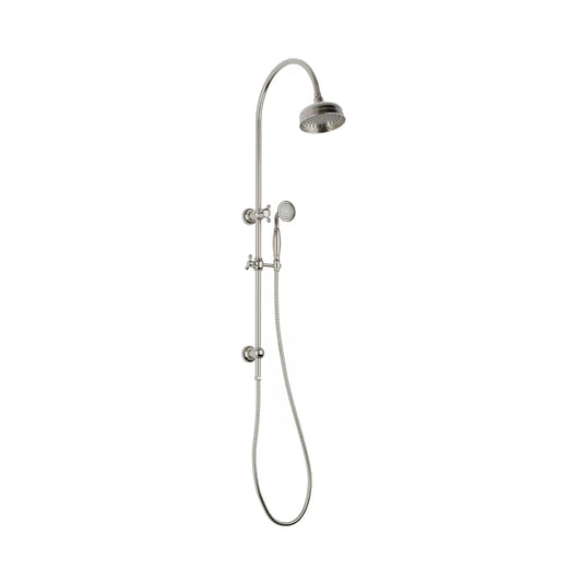 Phoenix Cromford Twin Shower Brushed Nickel