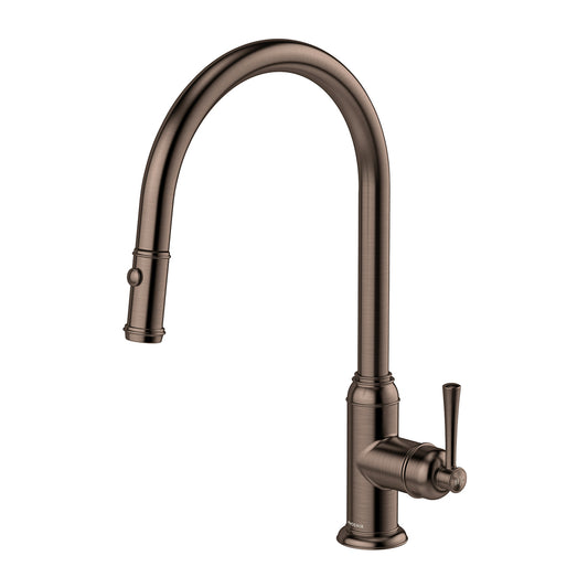 Phoenix Cromford Pull Out Sink Mixer 230mm Brushed Bronze