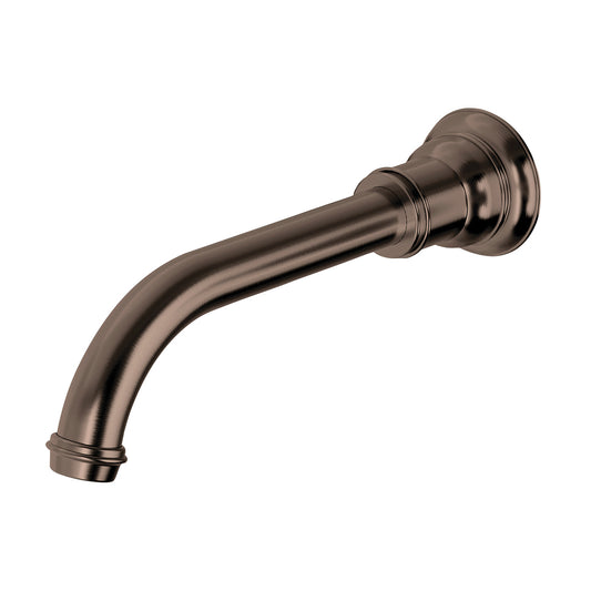 Phoenix Cromford Wall Basin / Bath Outlet 180mm Brushed Bronze