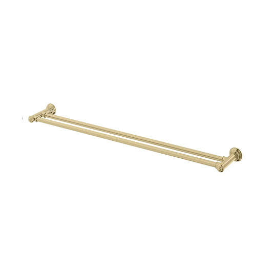 Phoenix Cromford Double Towel Rail 800Mm Brushed Gold