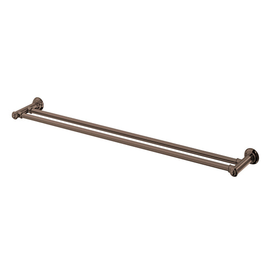 Phoenix Cromford Double Towel Rail 800mm Brushed Bronze