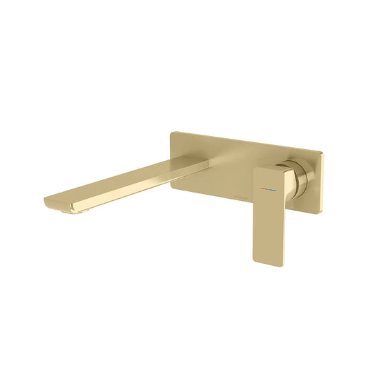 Phoenix Gloss Mkii Switchmix Wall Basin Bath Mixer Set Fit Off Kit Brushed Gold