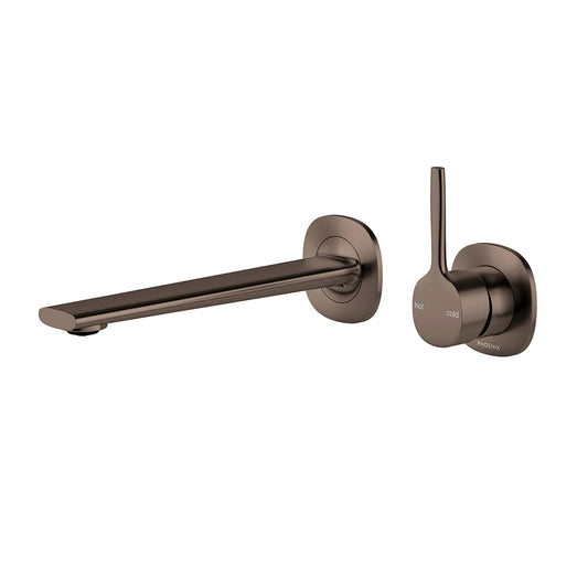 Phoenix Vask SwitchMix Wall Basin / Bath Mixer Set Pin Up (Complete Kit) Brushed Bronze