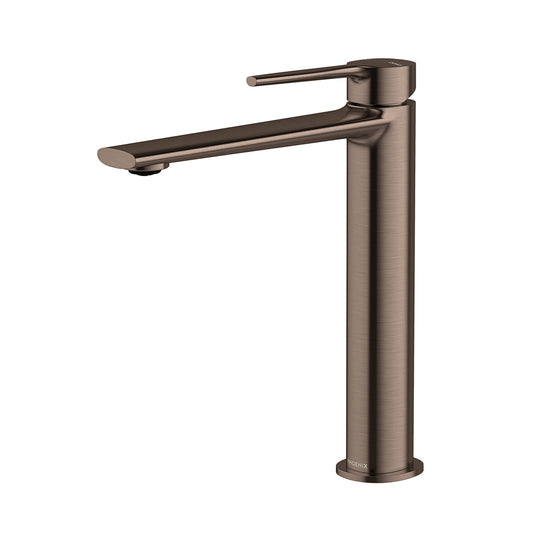 Phoenix Vask Vessel Mixer Brushed Bronze