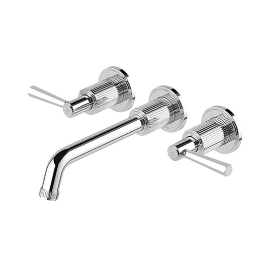 Phoenix Wiltern Wall Basin / Bath Tap Set, Chrome