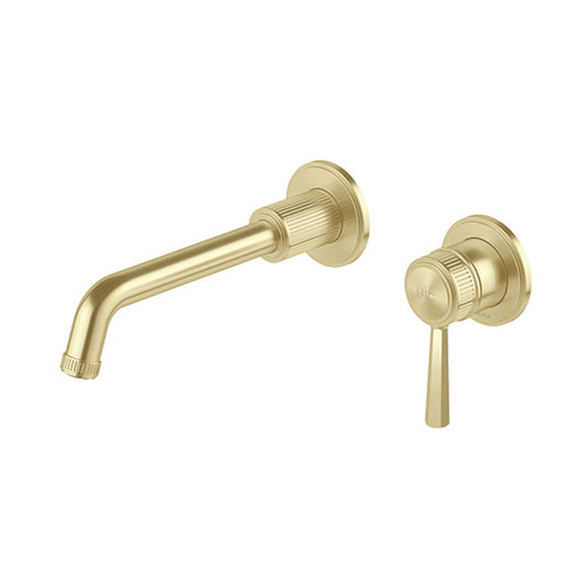 Phoenix Wiltern SwitchMix Wall Basin / Bath Mixer Set, Brushed Gold