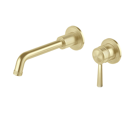 Phoenix Wiltern SwitchMix Wall Basin / Bath Mixer Set Fit-Off Kit, Brushed Gold