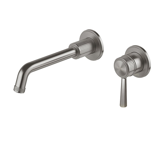 Phoenix Wiltern SwitchMix Wall Basin / Bath Mixer Set Fit-Off Kit, Brushed Carbon