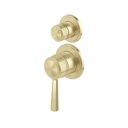 Phoenix Wiltern SwitchMix Shower / Bath Diverter Mixer, Brushed Gold