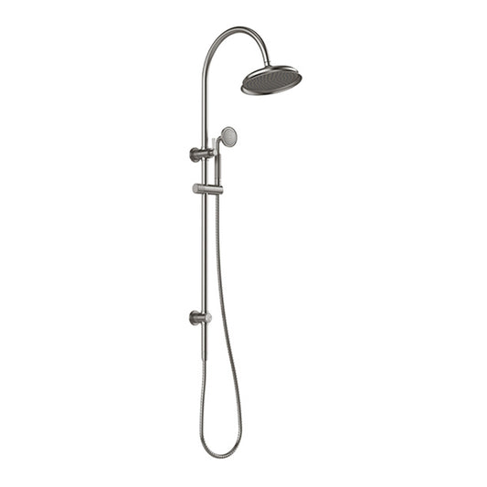 Phoenix Wiltern Twin Shower, Brushed Carbon