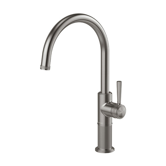 Phoenix Wiltern Sink Mixer, Brushed Carbon