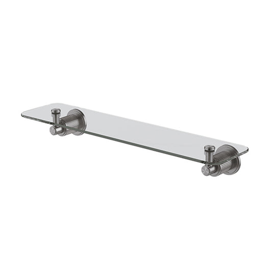 Phoenix Wiltern Glass Shelf 450mm, Brushed Carbon