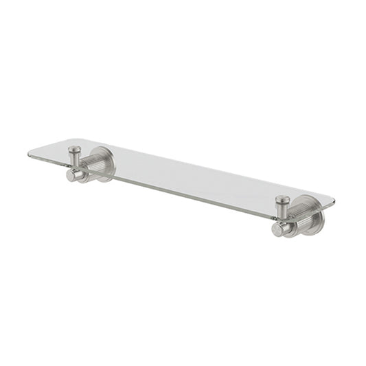 Phoenix Wiltern Glass Shelf 450mm, Brushed Nickel