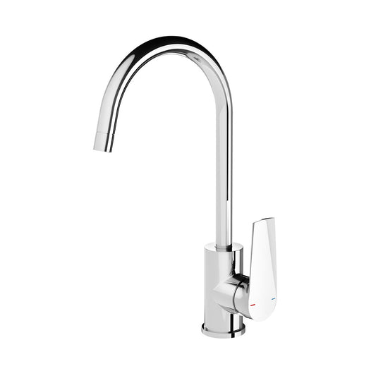 Phoenix Arlo Sink Mixer 200Mm Gooseneck Chrome