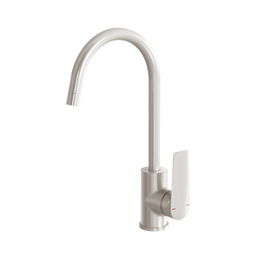 Copy Of Phoenix Arlo Sink Mixer 200Mm Gooseneck Brushed Gold