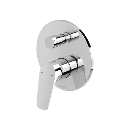 Phoenix Ivy Mkii Shower Wall Mixer Trim Kit Chrome 1
