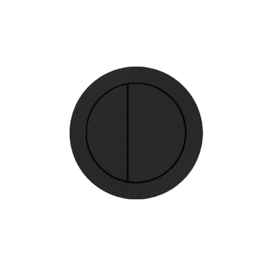 Seima Colour Flush Buttons Matte Black