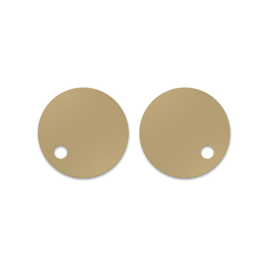Seima Slim Seat Brushed Gold Hinge Covers