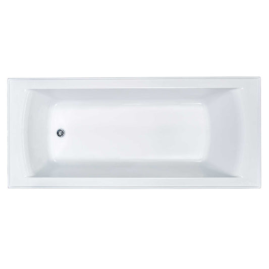 Seima Syros 103 Select Inset Bath No Overflow 1675mm White