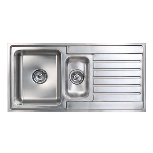 Seima Kubic 150 Steel Sink-Right Drainer No Tap Hole