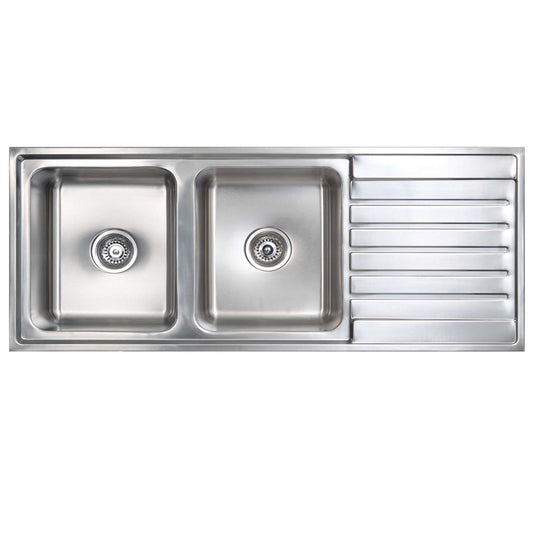 Seima Kubic 200 Right Drainer Sink - Stainless Steel