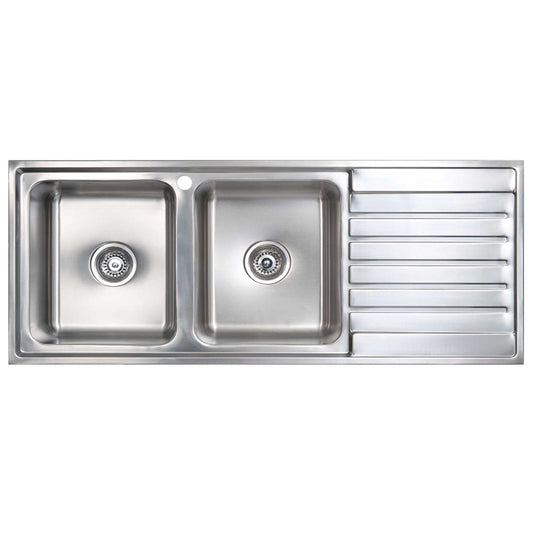 Seima Kubic 200 Sink - Right Drainer, 1 Tap Hole