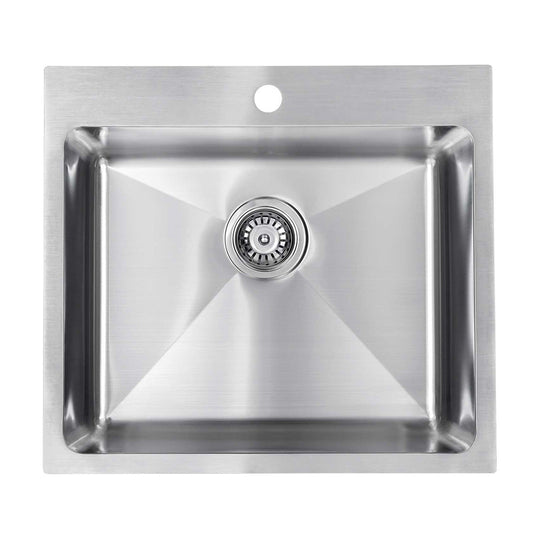 Seima Kubic 550 Deep Sink - Stainless Steel, 1 Tap Hole