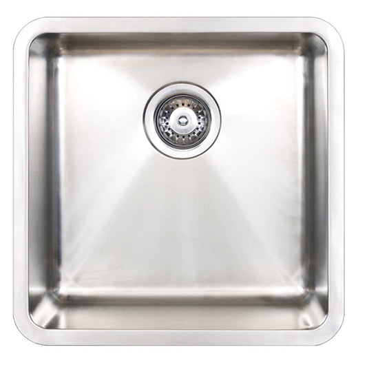Seima Kubic 400 Sink With Overflow Stainless Steel