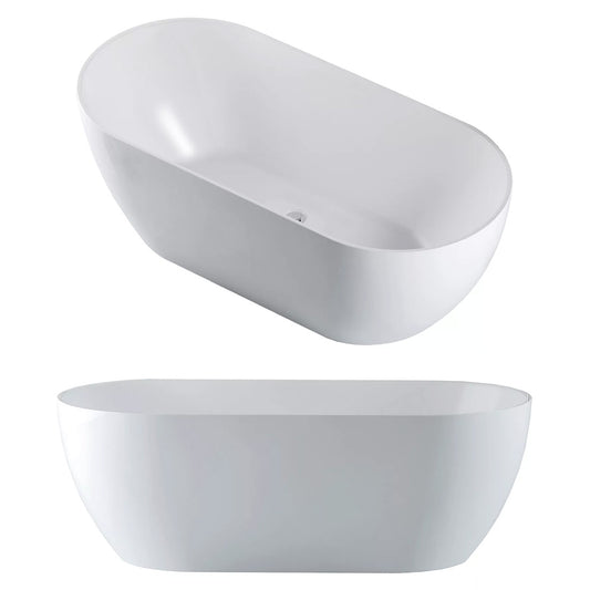Seima Arko 120 Freestanding Bath - 1500mm Matte White