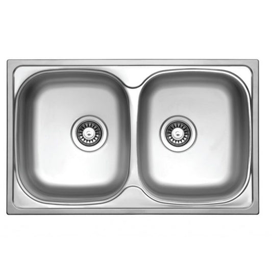 Seima Acero 780 No-Tap Hole Stainless Sink