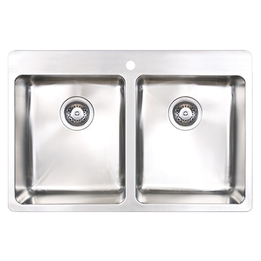 Seima Kubic 760 Sink - 1 Tap Hole, No Overflow