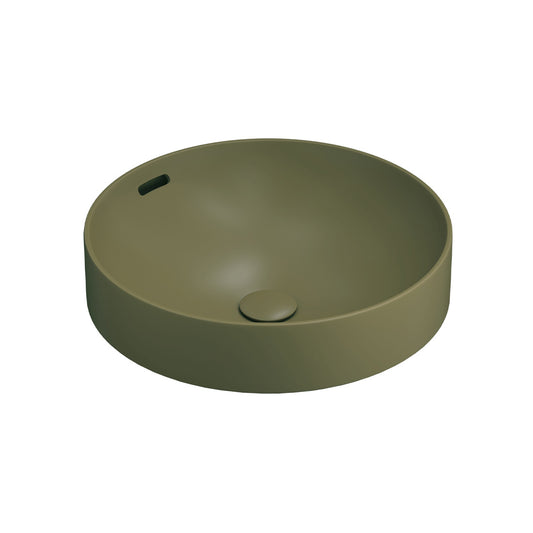 Seima Obello 371 Ceramic Basin Olive Silk Matte