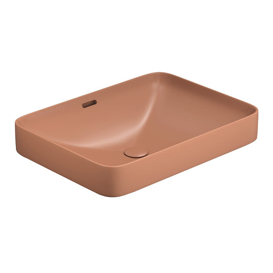 Seima Obello 501 Ceramic Basin Terracotta Silk Matte