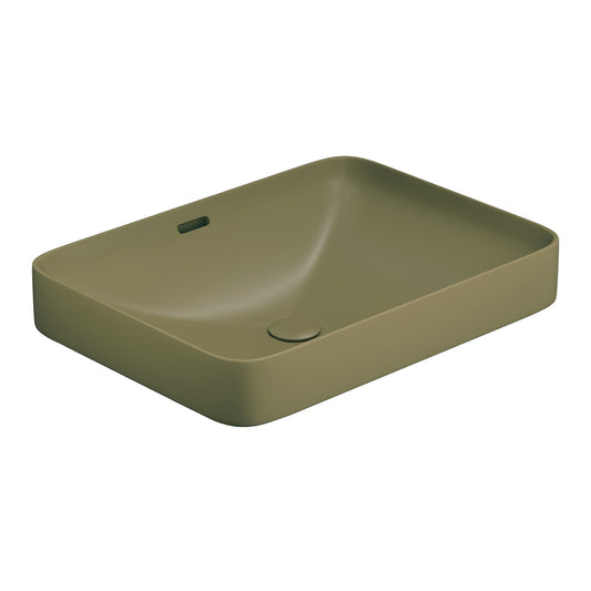 Seima Obello 501 Ceramic Basin Olive Silk Matte